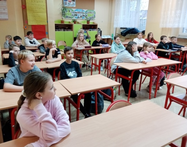 Uczniowie podczas lekcji