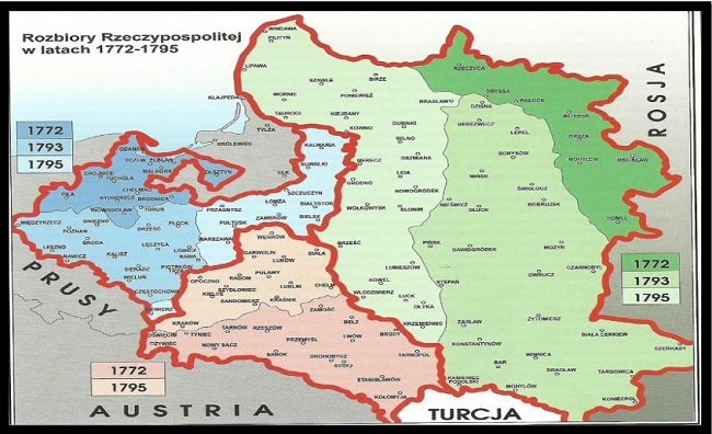 Mapa Europy z tamtych lat